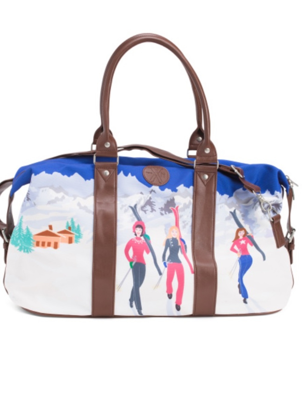 NEVE DESIGNS Unisex 21in Ski Print Weekender Duffel